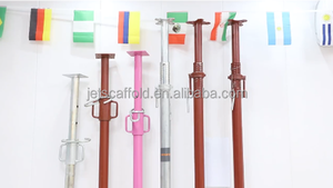 Étais de coffrage en acier galvanisé à chaud, réglables, robustes, pour usage extérieur - Product Image 1