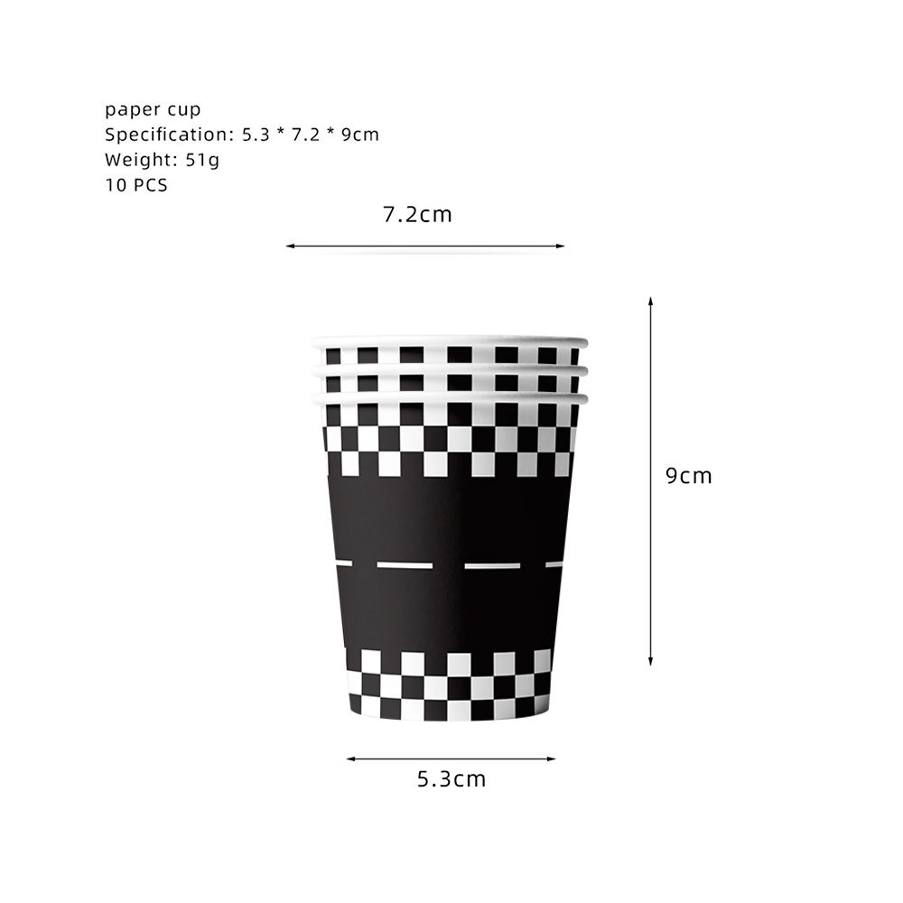 Tazas coloridas de 10 piezas