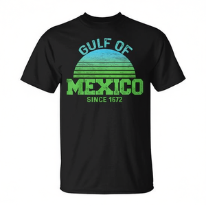 Camiseta vintage con diseño de puesta de sol del Golfo de México desde 1672 - Product Image 2