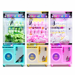 Máquina expendedora de juguetes con grúa de arcade de metal, LED RGB, para 3 jugadores, con diseño de grafiti personalizado 2026, para cine y centro comercial - Product Image 4