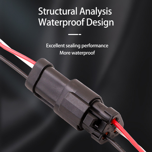 자동차용 <span class=keywords><strong>3</strong></span>핀 여성형 HD031Y-1.6 커넥터 플러그 하우징, 도이치 DTM/ATM <span class=keywords><strong>2</strong></span>웨이 커넥터 플러그 키트 - Product Image 5