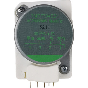 Minuteur de dégivrage pour réfrigérateur TmDF704ED1 AC200 240V 50/60Hz, taille standard, en plastique, installation facile - Product Image 1