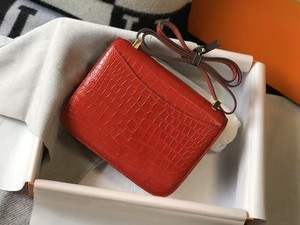 Borsa a Spalla da Donna di Alta Gamma in Vera Pelle con Motivo Alligatore, Modello Compatto per Hostess, Chiusura Aperta, Confezione Regalo - Product Image 2