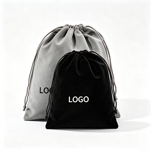 Bolsa de Terciopelo Premium con Cordón, Bolsa de Terciopelo Personalizada con Logotipo para Joyería, Cosméticos, Maquillaje, Pequeños Regalos, Recuerdos de Boda - Product Image 5