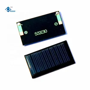 0,15 W Poly kristalline Sonnen kollektoren ZW-5330 kunden spezifisches Epoxy-Solar panel 5V leichtes Solarpanel-Ladegerät