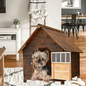 Fabricante personalizado muebles de lujo de madera para interiores y exteriores Cama grande para perros desmontable gato casa para mascotas - Product Image 2