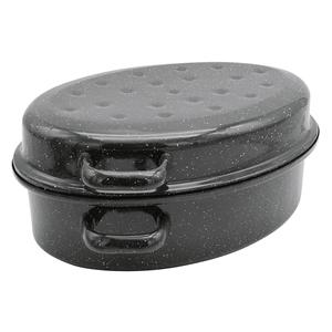Oval Goose Roaster 26 Cm With Lid For Oven Use - Product Image 1