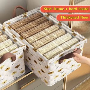 Organisateur de garde-robe Koala de dessin animé pour vêtements, organisateur de tiroirs pliable en tissu non tissé, boîte de rangement pour jeans - Product Image 5