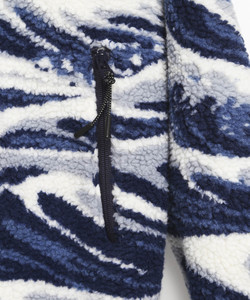 Giacca in pile Sherpa con stampa digitale di lusso personalizzata giacca Sherpa con stampa grafica elegante giacca da trekking all'aperto - Product Image 4