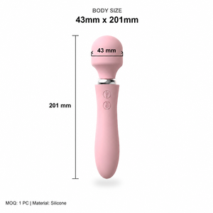 <span class=keywords><strong>Masseur</strong></span> vibrant double tête à double action, 10 modes, en silicone, prix d'usine, jouets sexuels pour adultes, vente en gros, logo personnalisé - Product Image 5