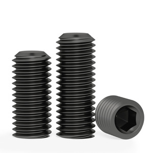 Juego de tornillos de cabeza hexagonal interna Jin Chao M3 M4 M5 M6 M8 M10 M12 Grado 12.9 Métricos DIN913 de acero al carbono ennegrecido - Product Image 2
