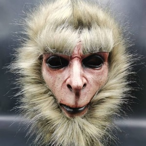Máscara de Látex de Sun Wukong, Material de Emulsión, Unisex, Disfraz de Fantasía y Ciencia Ficción, Accesorio para Fiestas - Product Image 1