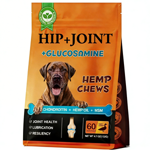 Compléments Masticables Naturels pour Articulations Canines : Glucosamine, Chondroïtine, Huile de Chanvre, Vitamine C – Pour Chiens Adultes (OEM/ODM) - Product Image 1