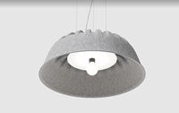 Listi Effet insonorisant Lampe acoustique en feutre PET Longueur du câble et du cordon Abat-jour insonorisé en polyester personnalisé