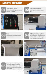 Extrudeuse de casse-croûte multifonctionnelle commerciale extrudeuse de casse-croûte de bouffée de maïs faisant la machine - Product Image 2