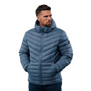 New Fashion Custom <b>Men's</b> Embroidered Jackets Zipper <b>Long</b> Sleeve Western Vintage Sport Style Bomber <b>Coat</b> Puffer Jacket For <b>Men</b> - Product Image 2