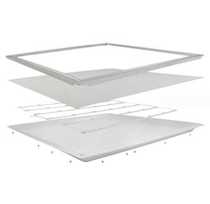 Benory 24V 40W CCT Blackit <span class=keywords><strong>Panel</strong></span> de luz 600x600mm 2000-6000K luces de techo blancas sintonizables KNX Dali Loxone PWM DMX <span class=keywords><strong>Panel</strong></span> <span class=keywords><strong>LED</strong></span> inteligente - Product Image 4