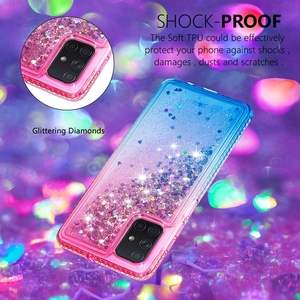 Ốp Lưng Kim Cương Mềm Dạng Lỏng, Ốp Cát Lỏng Lấp Lánh Cho Samsung Galaxy A71 A51 A10e A20e M30s A10s <span class=keywords><strong>M40</strong></span> Note 10 - Product Image 2