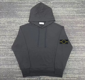 2026 New Style Designer 100% Cotton Vintage <b>Grey</b> Stone Casual Sporty Island Autumn <b>Jacket</b> For Men - Product Image 5