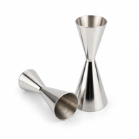 Jigger à cocktail 30/45 ml 30/60 ml en acier inoxydable 304, jigger double face, jigger pour barman, tasse à mesurer