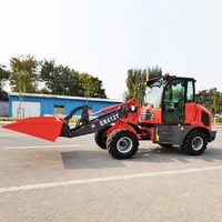 EVERUN Vente Chaude ER412T Chargeur Frontal à Bras Articulé Ce/Epa 1 Tonne Petit Chargeur Mini à Direction Articulée Assurance Qualité