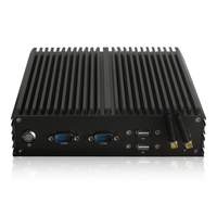 Mini ordenador industrial edge j1900 con 6COM y 6USB, caja integrada, PC