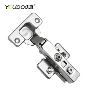 YOUDO Jieyang ferrures de quincaillerie pour meubles charnières hydrauliques automatiques réglables en 3D à 95 degrés pour armoire.