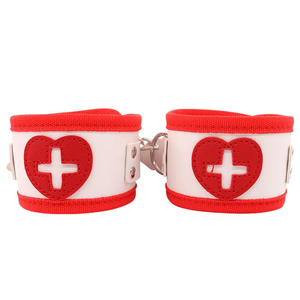 Nurse Lady Artificial Leather Bondage Gear Set Kits <span class=keywords><strong>BDSM</strong></span> de 8 piezas Juguetes sexuales para mujeres adultas Juguetes Sexuales - Product Image 3