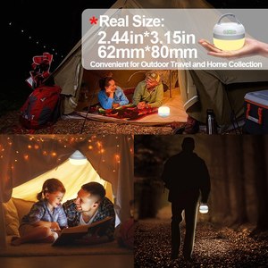Lámpara de Camping LV10 Recargable por USB C, 230 Horas de Duración, con 5 Colores de Luz, Linterna para Exteriores, Lámpara de Emergencia para Tiendas de Campaña - Product Image 5
