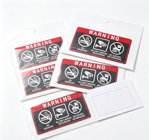 Autocollant d'avertissement pour taxi, résistant à l'eau, respectueux de l'environnement, interdiction de fumer, interdiction de manger et de boire dans la voiture avec enregistrement par caméra, PVC transparent - Product Image 4