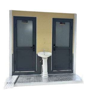Toilettes portables en panneaux sandwich, design moderne, écologiques, pour les attractions touristiques, utilisation en extérieur - Product Image 5