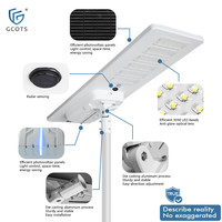 Farolas Solares LED Todo en Uno, IP65, Ahorro de Energía con Sensor de Radar, Indicación de Estado de Color, Añaden Color a Carreteras y Proyectos