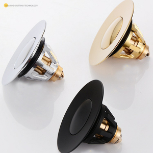 Chậu Rửa Thông Dụng Màu Vàng Cập Nhật Loại Đẩy Bằng Đồng Bật Lên Với Dụng Cụ Bắt Tóc Chống Tắc Nghẽn Lõi Nảy Bộ Lọc Phích Cắm Bồn Rửa - Product Image 4