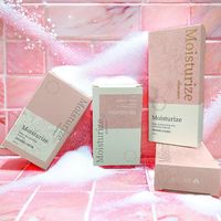 Emballages personnalisés pour crèmes cosmétiques, en papier kraft UV, avec éponge, matériaux recyclés, fermeture magnétique, finition mate, pour sérum de soin de la peau