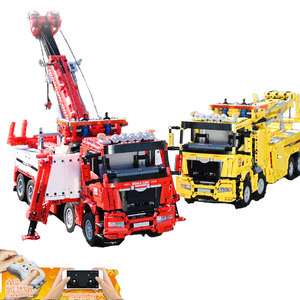 Mould King 17028 Camion dei Pompieri RC con Gru, Blocchi da Costruzione, Mattoncini per Vigili del Fuoco, <span class=keywords><strong>Giocattoli</strong></span> per Adulti - Product Image 2