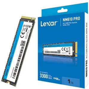 Lexar LNM610PROソリッドステートディスクM.2ポート2280 PCle 4.0 Gen 3*4 NVMe SSD 500G/1T/2Tデスクトップラップトップ用ソリッドステートドライブ