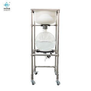 ชุดอุปกรณ์กรองแยกสารในห้องปฏิบัติการ พร้อมกรวยบุชเนอร์สแตนเลส แก้ว เซรามิก และขวดเก็บสารแก้ว - Product Image 1