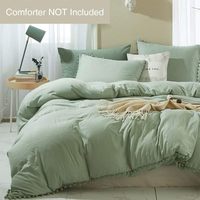 Ensemble de literie de luxe en microfibre pour lit queen size, style moderne, housse de couette unie