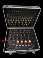 Caja de Prueba LED para Automóviles Personalizada, H4 H7 H11 9005 9006 T10 T20 T25, Caja de Prueba de Luces LED Portátil para Automóviles, Probador de Bombillas para Automóviles