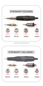 Giapponese importa la migliore qualità pennello micromotore trapano per unghie forte manipolo maratona brushless handpiece cuscinetto vendere bene - Product Image 5