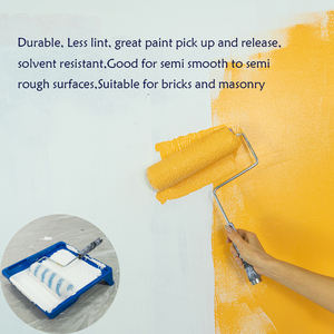 Rouleau de peinture industriel/bricolage <span class=keywords><strong>TOPMAN</strong></span> de 9 pouces, durable, en polyamide, recharge de brosse, noyau en PP, sans peluches, compatible OEM - Product Image 6