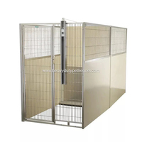 Cage pour chien en métal antirouille, grande cage extérieure pour chien, cage robuste pour animaux de compagnie, pour jardin
