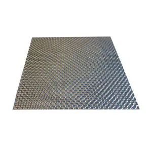Plaque en aluminium gaufrée 1060 plaque en alliage d'aluminium 3003 bobine d'aluminium antidérapante