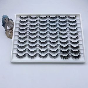 Hot Mix 20 Pairs in <strong>1</strong> Multi Pack 3D Soft Faux Mink Full Strip <strong>Eyelashes</strong> Natural False <strong>Eyelash</strong> for Enhancing Eye Makeup - Product Image 2