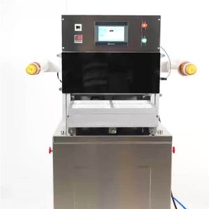 Machine d'emballage sous atmosphère contrôlée pour la conservation des aliments, double usage commercial et domestique, scellage de barquettes - Product Image 6