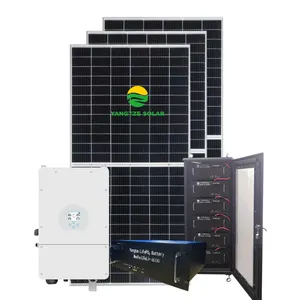 Yangtze solare 5kw 8kw ibrido solare sistema domestico di energia solare per la vendita