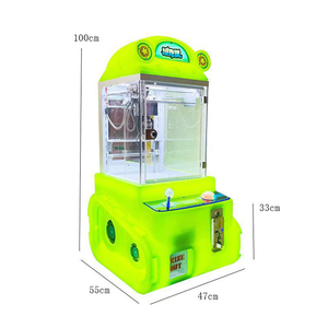 Piccolo metallo artiglio gru macchina bambino <span class=keywords><strong>orso</strong></span> Mini Vending gioco con accettore di fattura 1 anno di garanzia per il centro commerciale di piccole bambole giocattoli - Product Image 5
