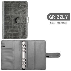 สมุดบันทึกปกแข็งลายหนังจระเข้ A6PU สำหรับบันทึกการออมเงินและการวางแผนทางการเงิน - ของขวัญ - Product Image 4