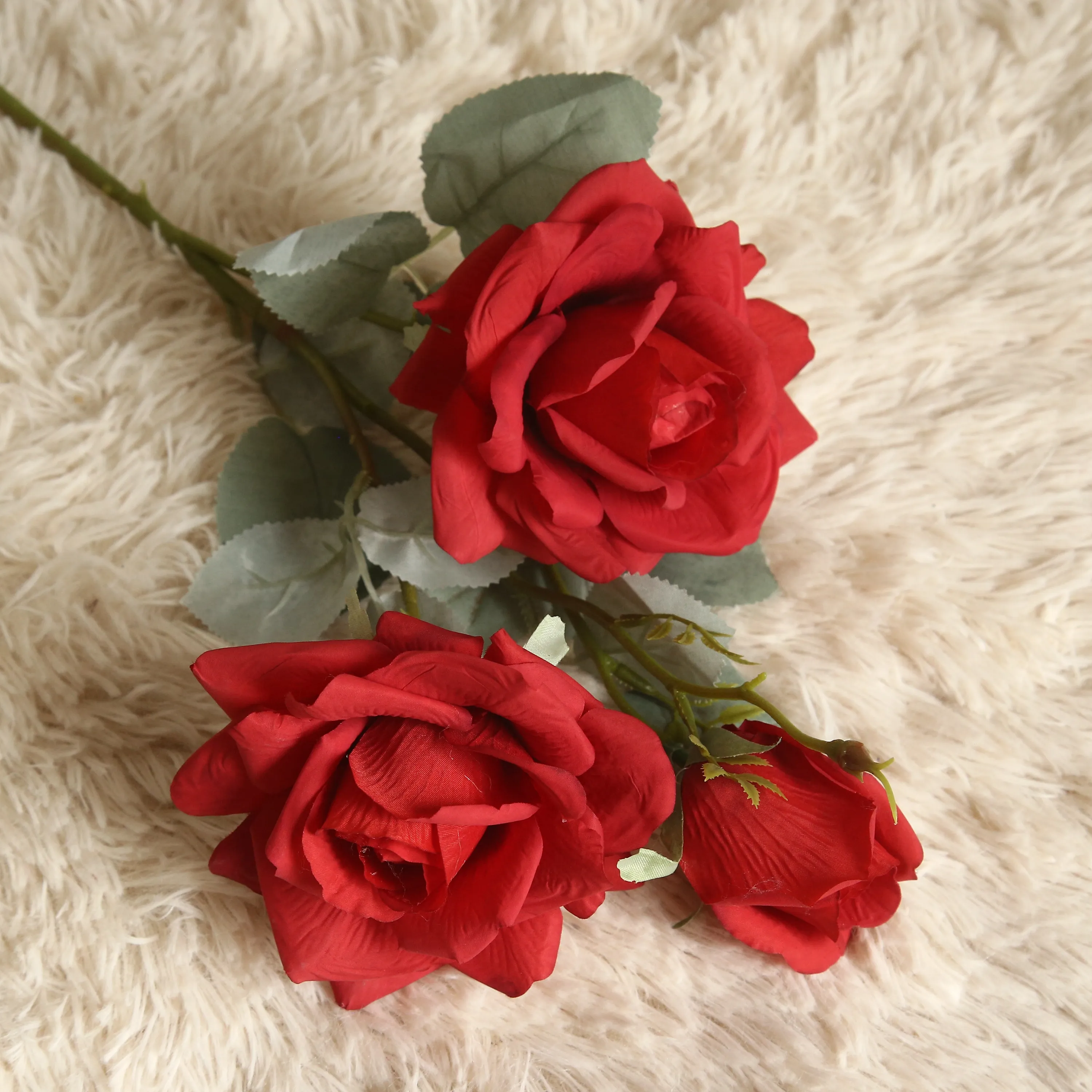 Fiori di rosa rosa bordeaux artificiale per bouquet da sposa centrotavola decorazioni floreali decorazioni regalo per la festa della mamma