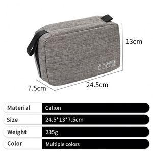 Trousse de Toilette de Voyage Promotionnelle Portable avec Logo Personnalisé pour Hommes – Sac de Rangement Cosmétique pour Affaires - Product Image 2